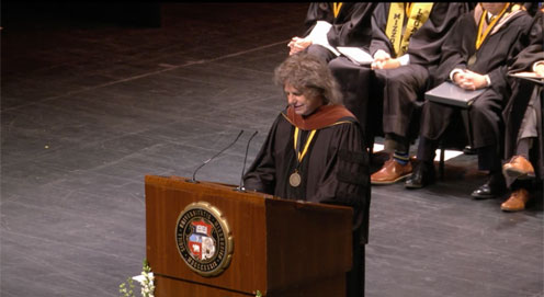 Pat Receives honorary doctorate from University of Missouri 