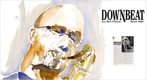  Michael Brecker Is Inducted into the Downbeat Magazine Hall of Fame
